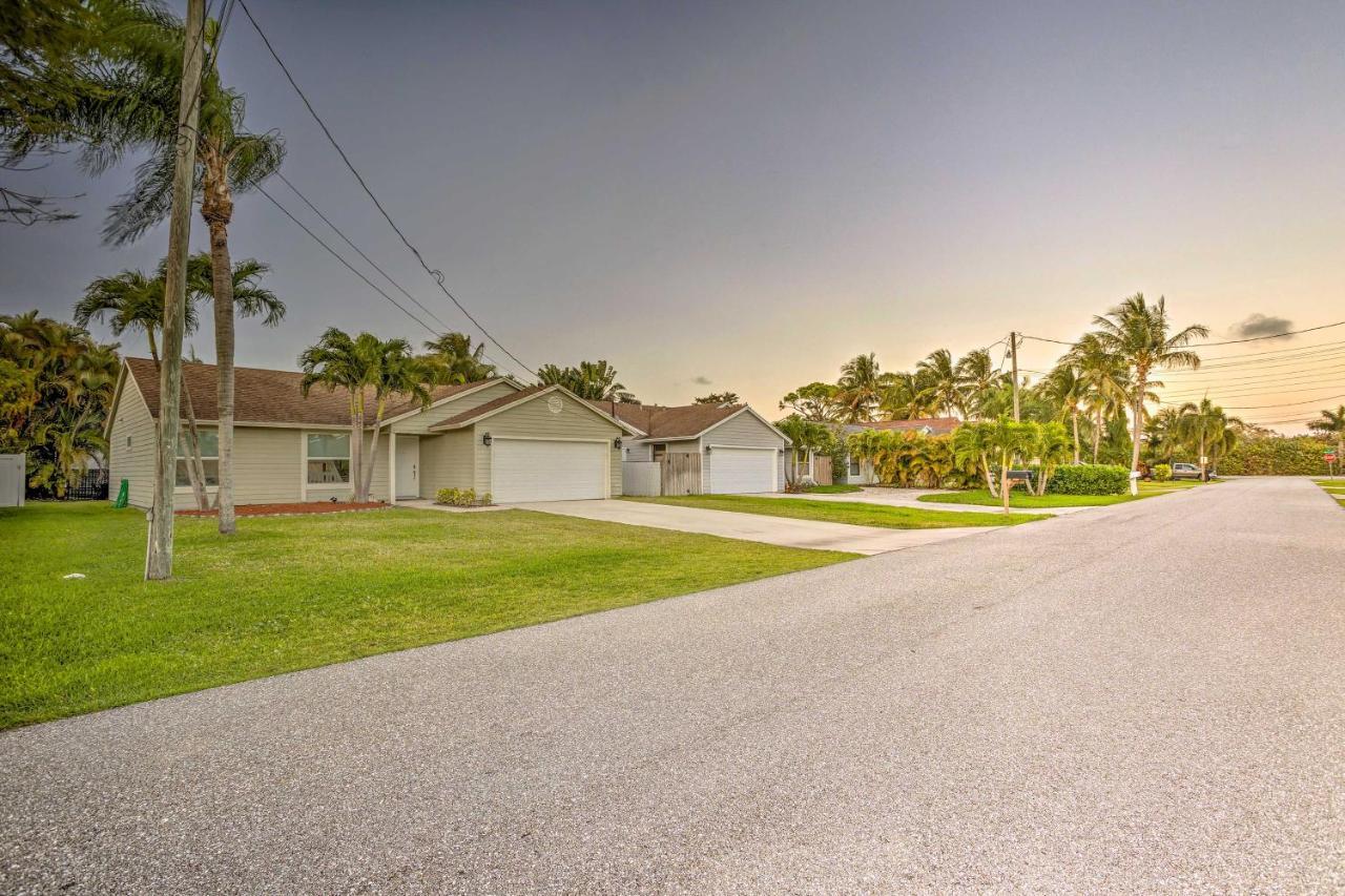 Jupiter Home With Patio And Grill About 6 Mi To Beach! Экстерьер фото